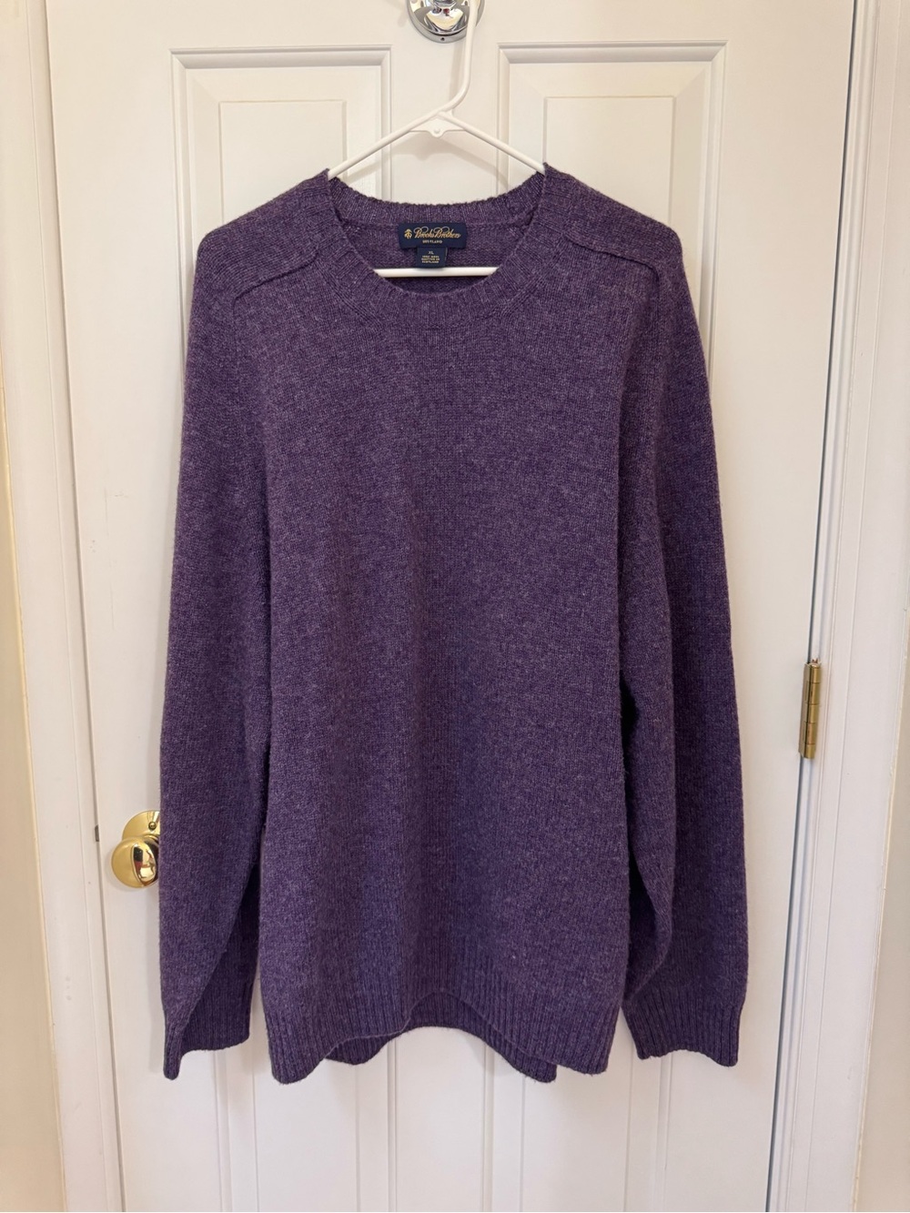 Crewneck Men's Sweater - Purple
